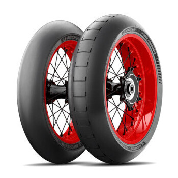 Pneu Michelin Power Supermoto Slick 120/80r16 0 Plis Tl,avant,radial,b